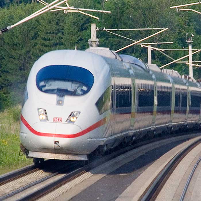 Website über die schnellsten Züge der Welt