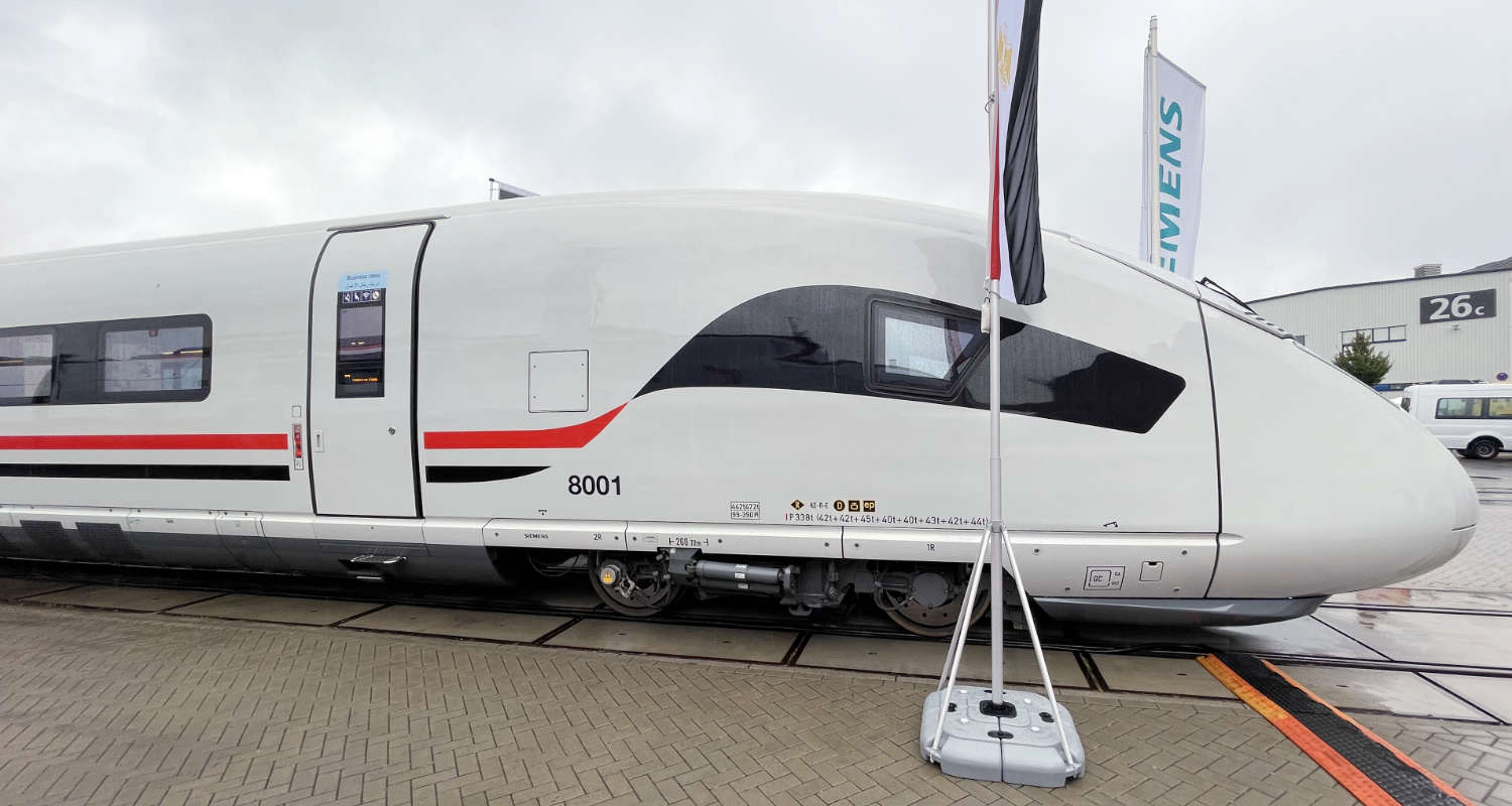 Siemens Velaro für Ägypten auf der InnoTrans 2024 in Berlin